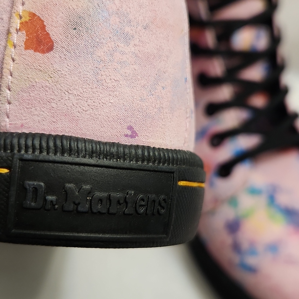 Dr. Martens Sheridan Confetti Suede Casual  Rainbow Boots (W Size 8) - Picture 15 of 15